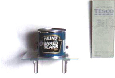 Art by contemporary British artist Ranjit Singh tin of beans